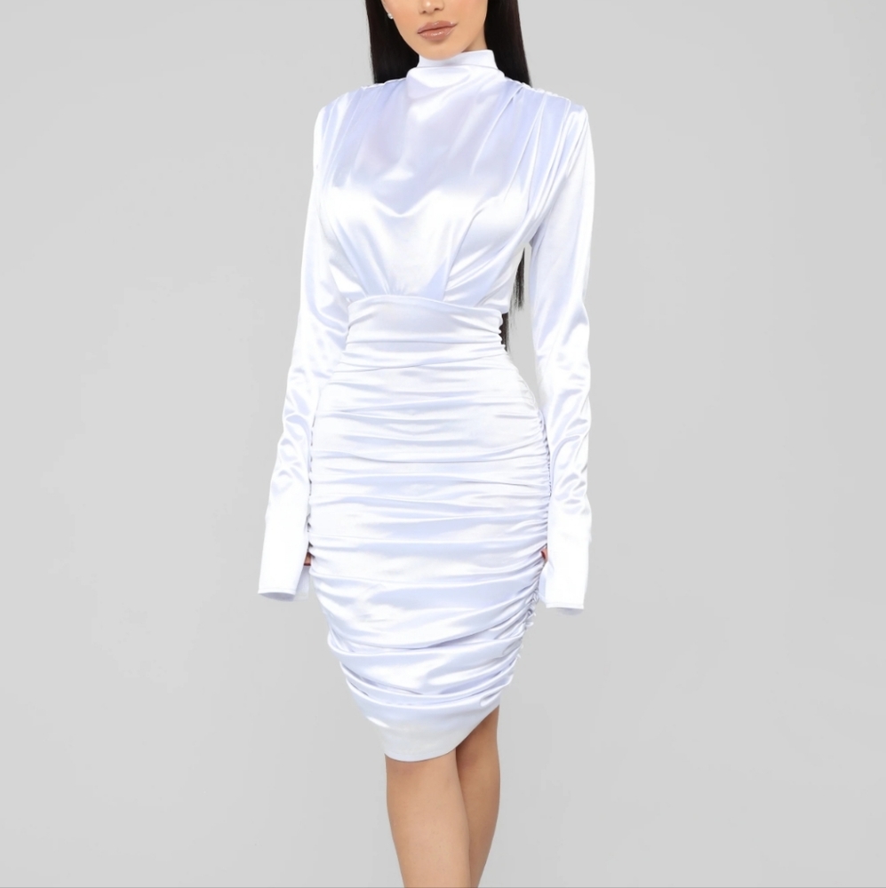 Fashion Nova Ruched Dress